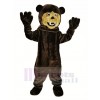 Dark Brown Grizzly Bear Mascot Costume Animal