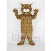 Cute Brown Big Cat Leopard Mascot Costume Cartoon