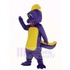 Purple Dunkan Dragon Mascot Costume Animal