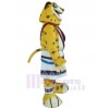 Leopard mascot costume