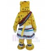 Leopard mascot costume