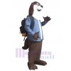 Otter mascot costume