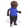 Bison mascot costume