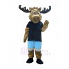 Moose mascot costume