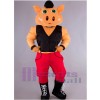 Pig mascot costume