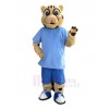 Cheetah mascot costume