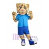 Cheetah mascot costume