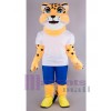 Cheetah mascot costume