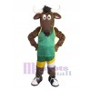 Bull mascot costume