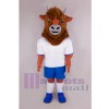 Bull mascot costume