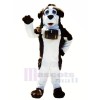 Brown and White Saint Bernard Dog Mascot Costumes