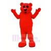 Red Lightweight Bear Mascot Costumes Cartoon