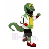 Strong Green Snake Mascot Costumes Cartoon