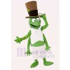 Grasshopper with Black Hat Mascot Costume