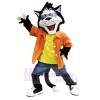 Fashion Cat with Glasses Mascot Costumes Cartoon	