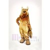 Lovely Brown Horse Mascot Costume Cartoon