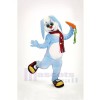 Cute Blue Rabbit Mascot Costumes Animal	