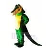 Green Crocodile with Long Tail Mascot Costumes