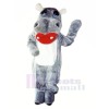 Lovely Grey Hippo Mascot Costumes Cartoon