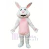 Smiling Gray Rabbit Mascot Costumes Animal