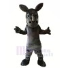 Grey Rhino with Big Eyes Mascot Costumes