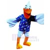 Happy Blue Pelican Mascot Costumes Cheap