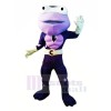 Hero Purple Frog Mascot Costumes Cartoon