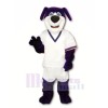 Purple Sport Dog Mascot Costumes Cartoon