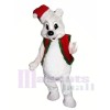 Christmas White Bear Mascot Costumes