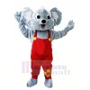 Happy Grey Koala Mascot Costumes Cheap
