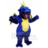 Fierce Blue Dragon Mascot Costumes Cartoon 	