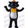 Black Wolf Animal Adult Mascot Costume