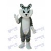 Big Grey Wolf Mascot Adult Costume