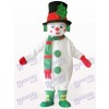 White Snowman Christmas Xmas Mascot Costume