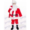 Christmas Xmas Red Santa Open Face Mascot Costume