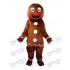 Gingerbread Man Mascot Adult Costume