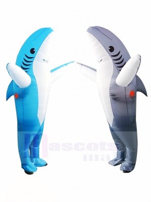 Shark Inflatable Halloween Xmas Blow Up Costumes for Adults