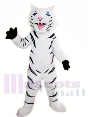 Fierce White Tiger Mascot Costumes 