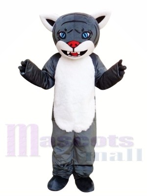 Grey Cartoon Tiger Mascot Costume Free Shipping
