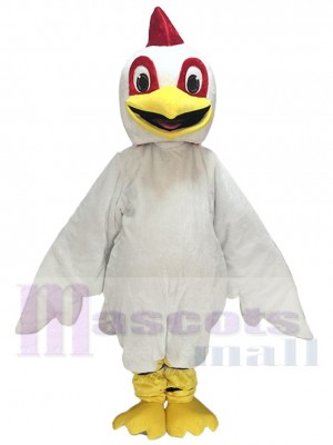 White Chick Chicken Mascot Costume Animal 