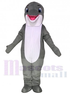 Lovely Grey Dolphin Mascot Costumes Sea Ocean 