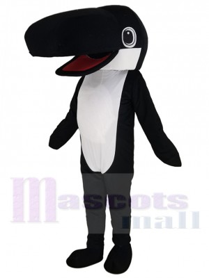 Black and White Killer Whale Mascot Costume Animal