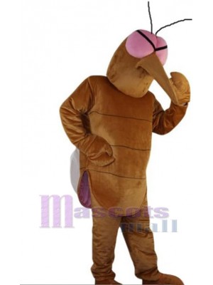 Tan Mosquito Mascot Costume