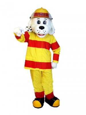 Realistic Sparky the Fire Dog Mascot Costume Animal NFPA Mascot Suit
