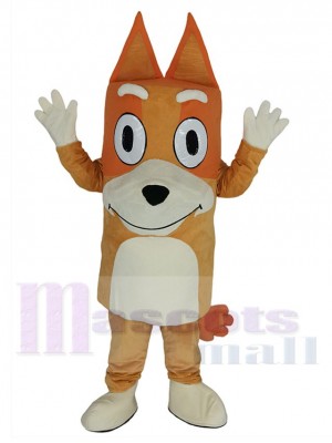 Orange Dog Mascot Costume Animal