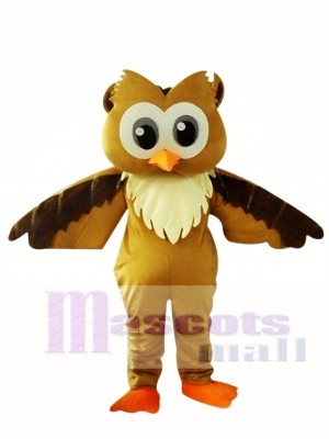 Brown Owl Mascot Costume