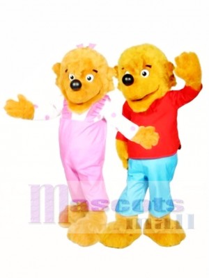 Berenstain Bear Brother Bear and Sister Bear Mascot Costume