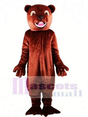 Barney Beaver Mascot Costume