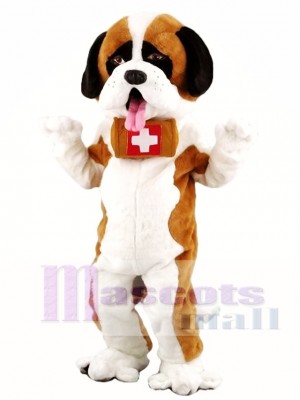 St. Bernard Dog Mascot Costume