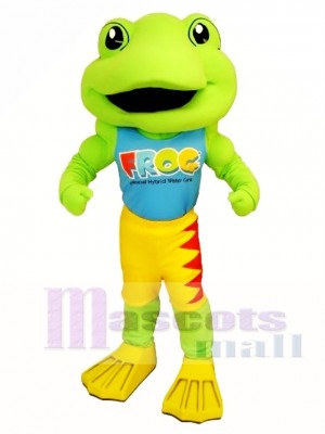 Power Frog Mascot Costume